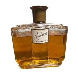 SUPER RARE Ambush Vtg Cologne Dana Perfumes New York Screw Top 7oz/8oz Left | E8